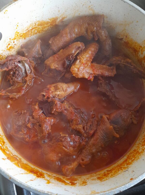 Kienyeji Chicken with Stew